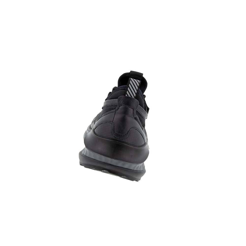 Men's Ecco St.360 Urban Sneakers Black / Grey | Canada 662QMA